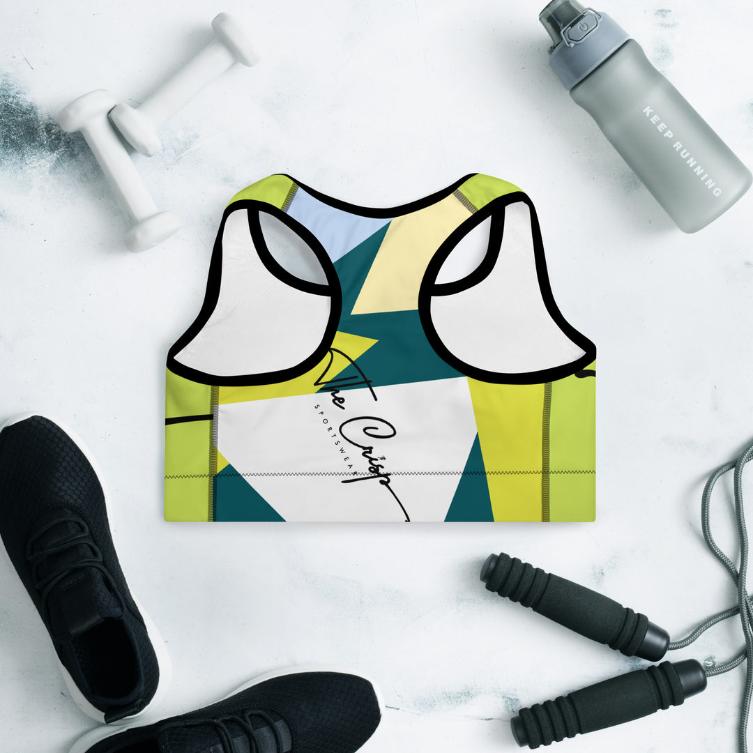 'Wholly Guacamole' Padded Sports Bra