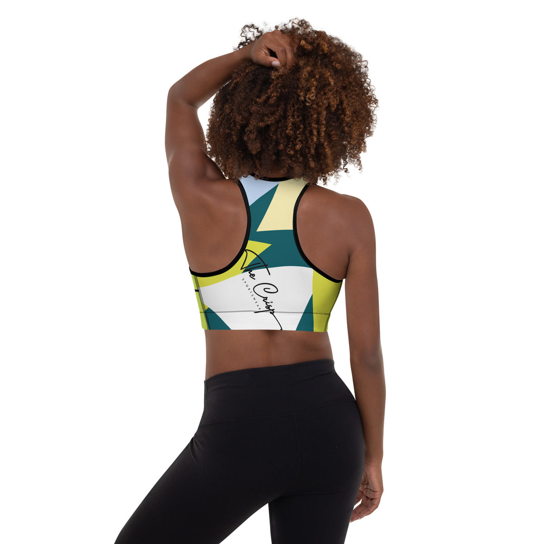 'Wholly Guacamole' Padded Sports Bra