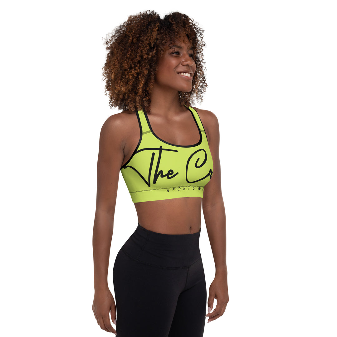 'Wholly Guacamole' Padded Sports Bra