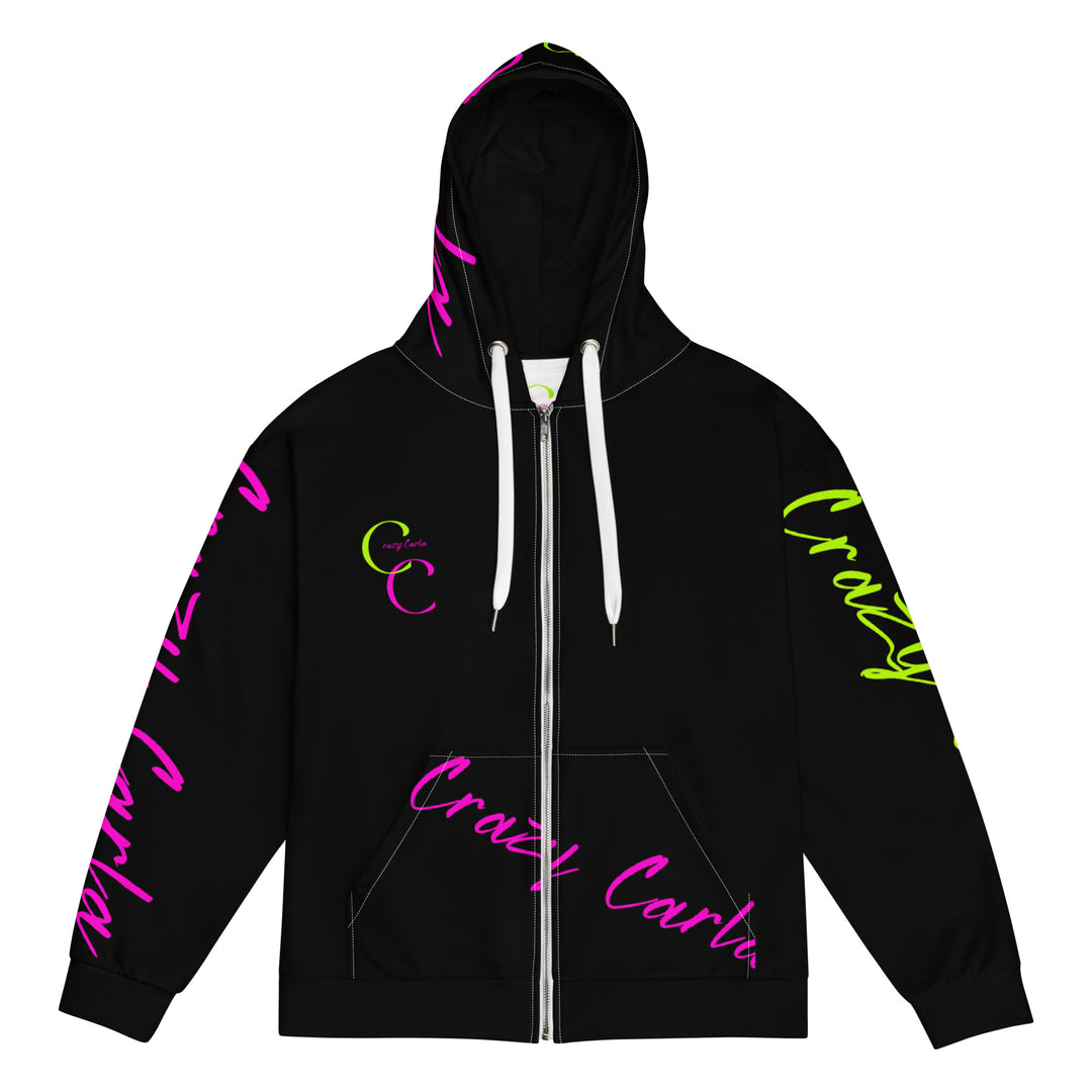 Crazy Carla Epic Streetwear Unisex zip hoodie